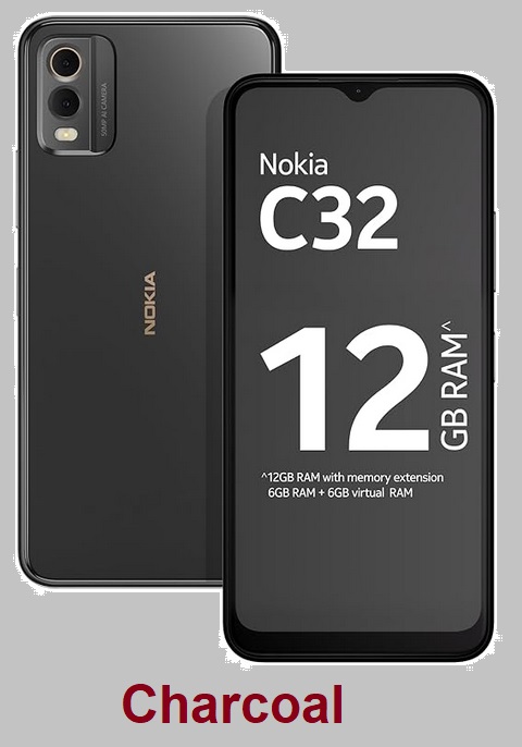 Nokia C32 Charcoal