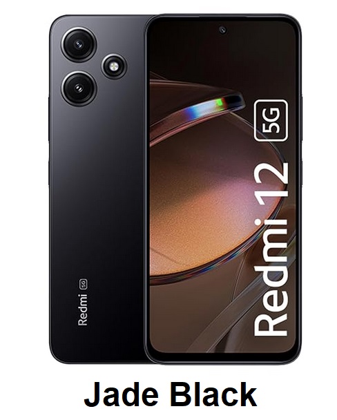 Redmi 12 5G Jade Black 6GB RAM 128GB ROM Jade Black