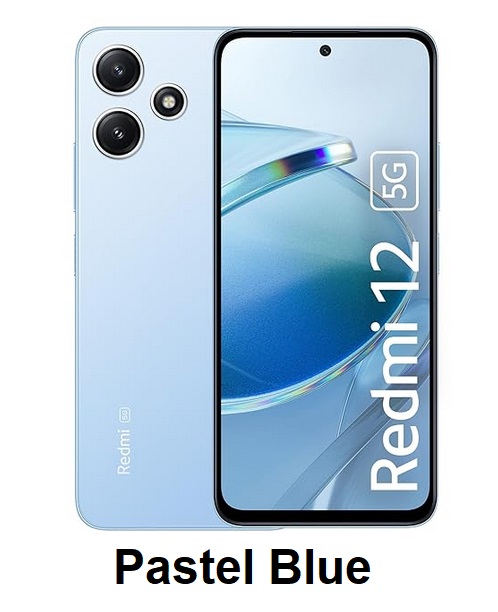 Redmi 12 5G Jade Black 6GB RAM 128GB ROM Pastel Blue